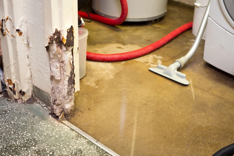 water damage restoration process