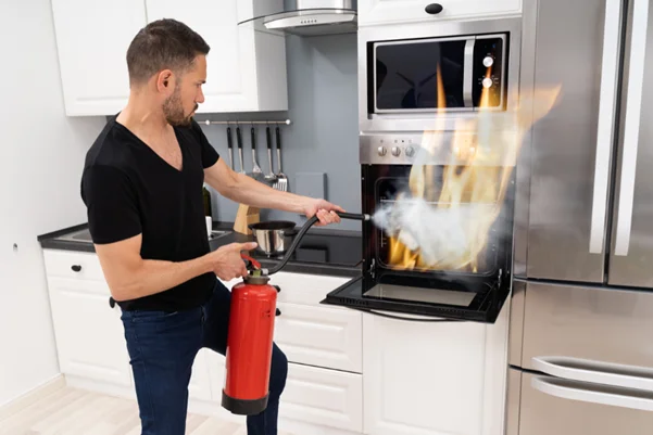 how to put out a grease fire